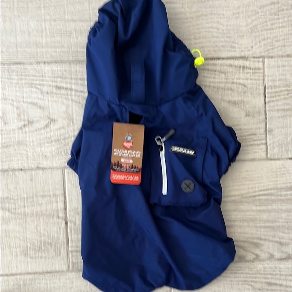 Arcadia Blue Raincoat Hooded Jacket